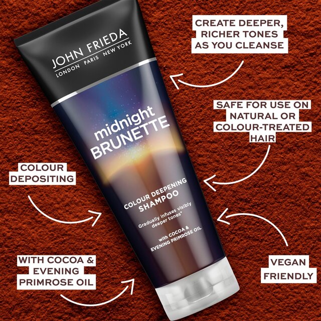 John Frieda Midnight Brunette Colour Deepening Shampoo thumbnail 2