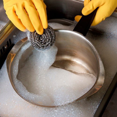 Marigold Scrunchie Stainless Steel Scourers thumbnail 3