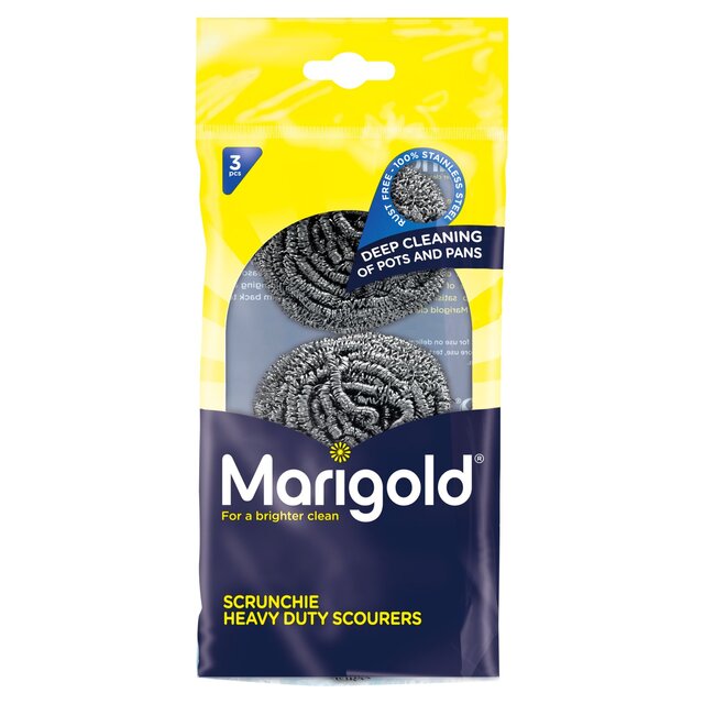 Marigold Scrunchie Stainless Steel Scourers thumbnail 2