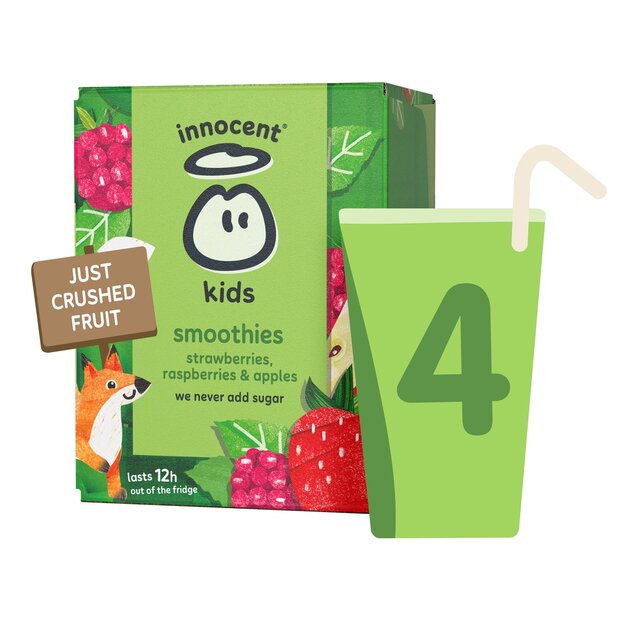 Innocent Kids Strawberries Raspberries & Apple Smoothies thumbnail 3