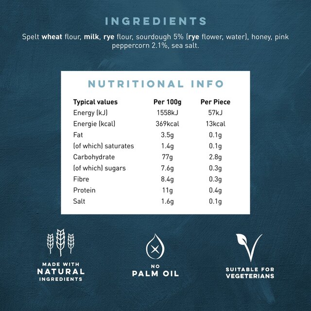 Peter's Yard Pink Peppercorn Sourdough Crackers thumbnail 4