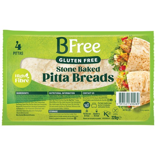 BFree Stone Baked Pitta Breads thumbnail 2