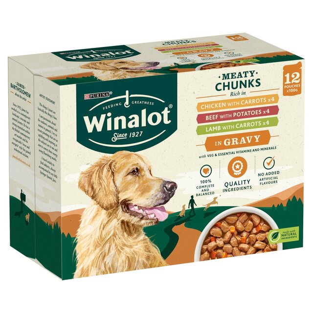 Winalot Meaty Chunks Mixed in Gravy Wet Dog Food thumbnail 9