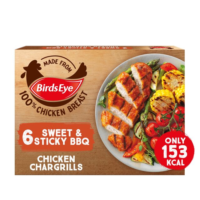Birds Eye 6 Sweet & Sticky BBQ Chicken Chargrills
