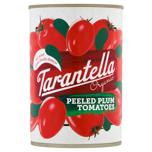 Tarantella Organic Peeled Plum tomatoes in Tomato Juice