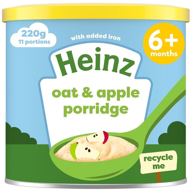 Heinz Creamy Oat & Apple Porridge Baby Food 6+ Months