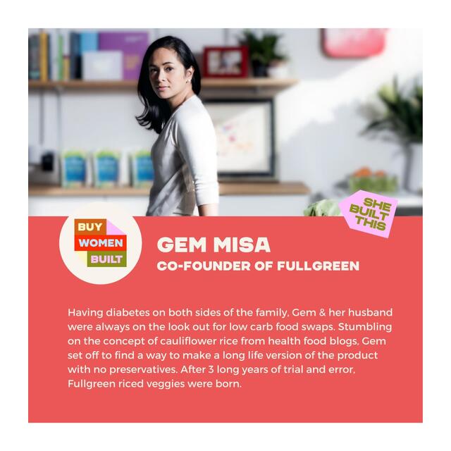 Fullgreen Riced Cauliflower with Tomato, Garlic & Herb thumbnail 2