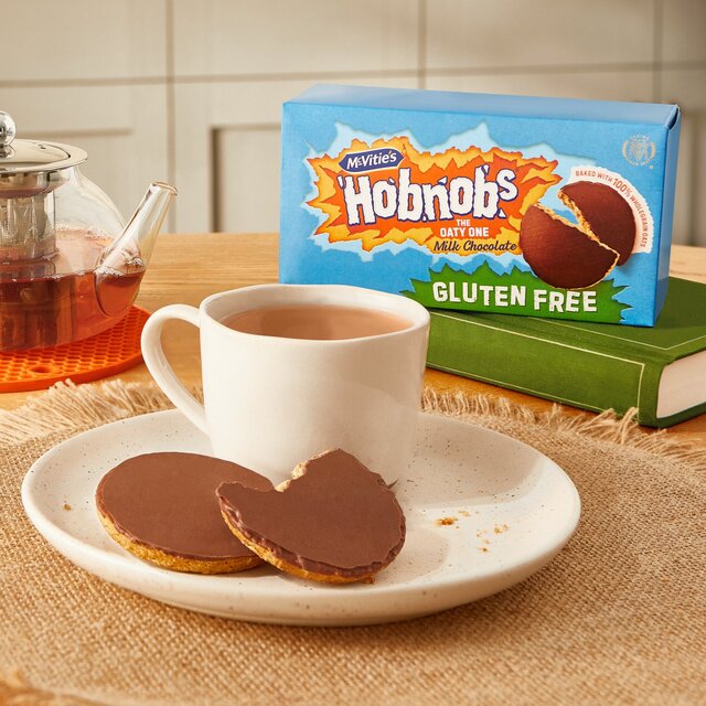 McVitie's Gluten Free Hobnobs Milk Chocolate Biscuits thumbnail 2