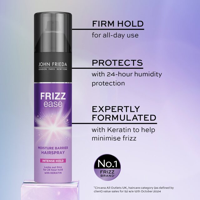 John Frieda Moisture Barrier Hairspray Intense Hold Frizz Ease thumbnail 7