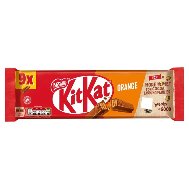 KitKat 2 Finger Orange Chocolate Biscuit Bar
