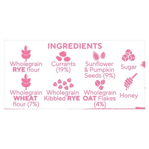 Ryvita Crispbread Fruit Crunch Currant Seed & Oat Crackers thumbnail 4