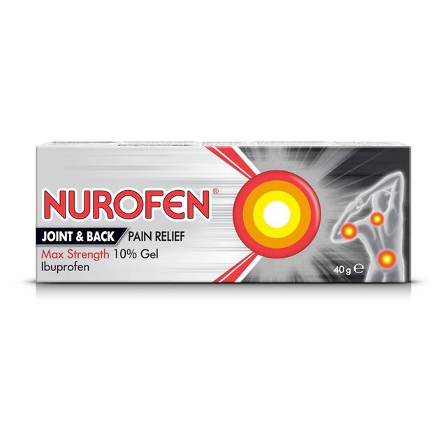 Nurofen Joint & Back Pain Relief Ibuprofen 10% Gel