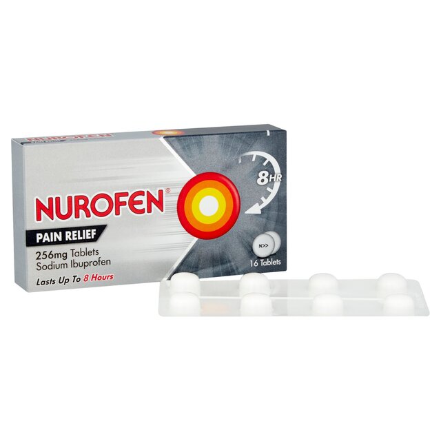 Nurofen pain relief Ibuprofen 256mg tabs thumbnail 2