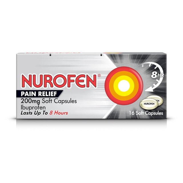 Nurofen Ibuprofen Pain Relief Soft Capsules