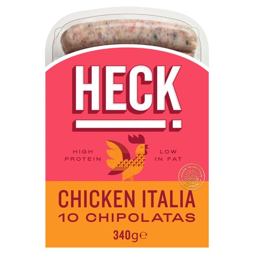 HECK Low Fat 10 Chicken Italia Chipolatas