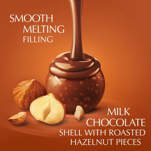 Lindt Lindor Hazelnut Chocolate Truffles thumbnail 3