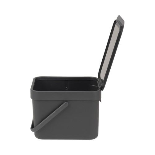 Brabantia 6 Litre Grey Sort & Go Waste Bin   thumbnail 3