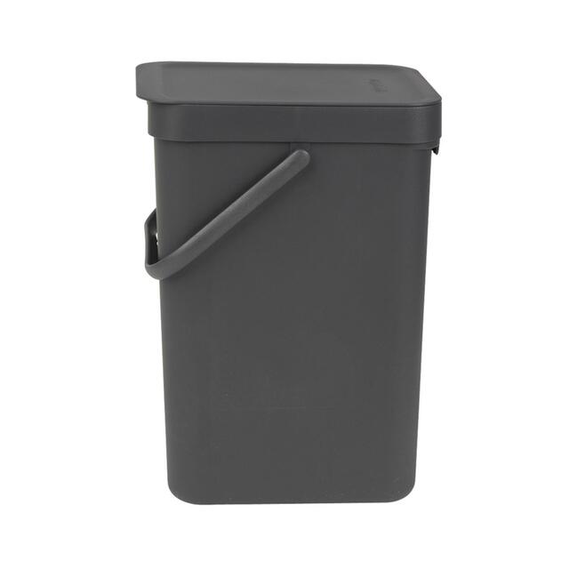 Brabantia Sort & Go Waste Bin  Grey 12L thumbnail 4
