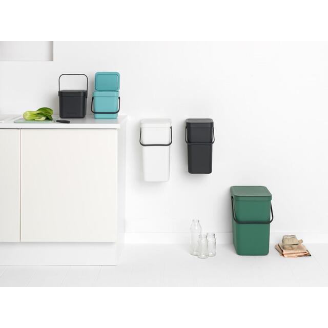 Brabantia Sort & Go Waste Bin  Grey 12L thumbnail 9