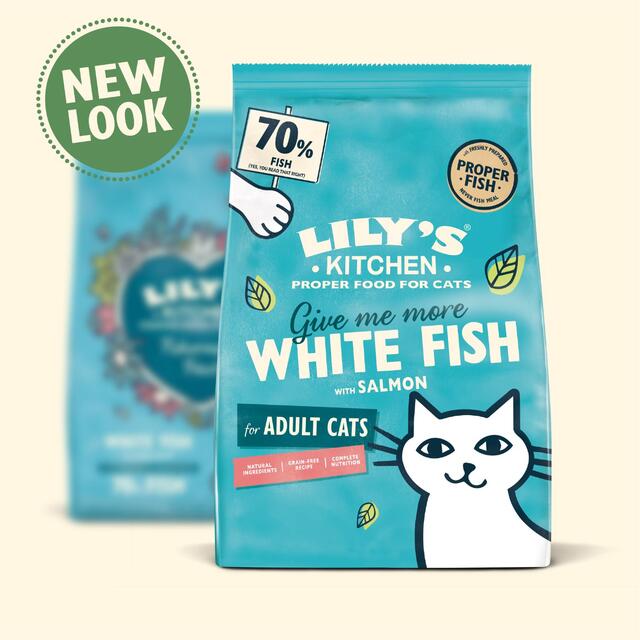 Lily's Kitchen Cat Fisherman's Feast White Fish with Salmon Dry Food thumbnail 2
