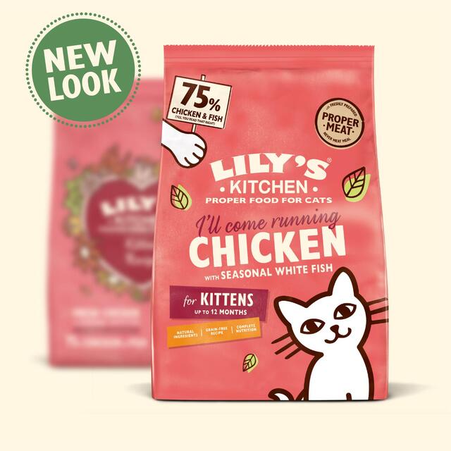 Lily's Kitchen Cat Chicken & White Fish Dry Kitten Food thumbnail 2