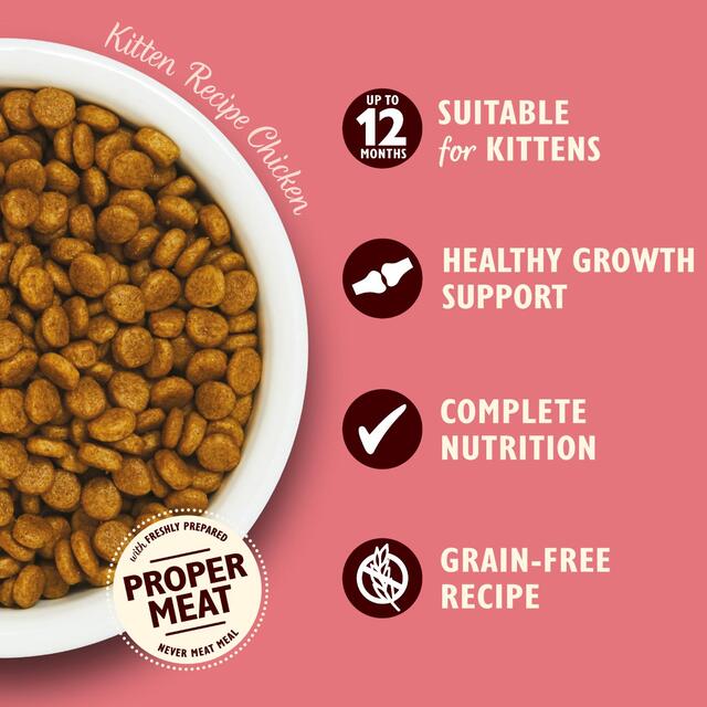 Lily's Kitchen Cat Chicken & White Fish Dry Kitten Food thumbnail 3