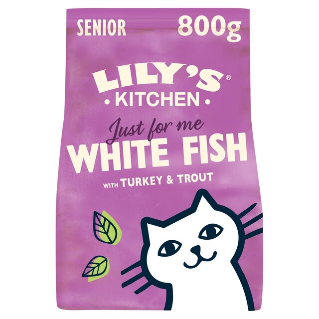 Lily's Kitchen Cat White Fish &Turkey Senior Recipe Dry Food