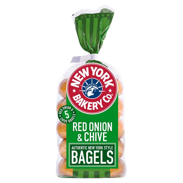 New York Bakery Co. Red Onion & Chive Bagel