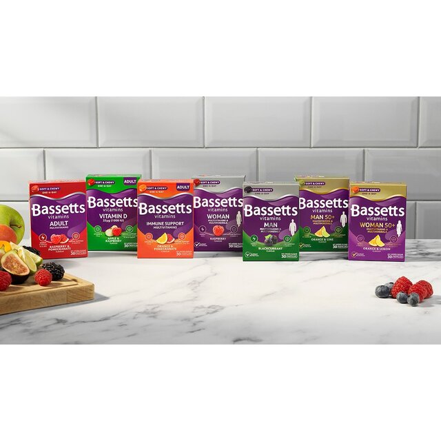Bassetts Raspberry & Pomegranate Adult Multivitamins thumbnail 4