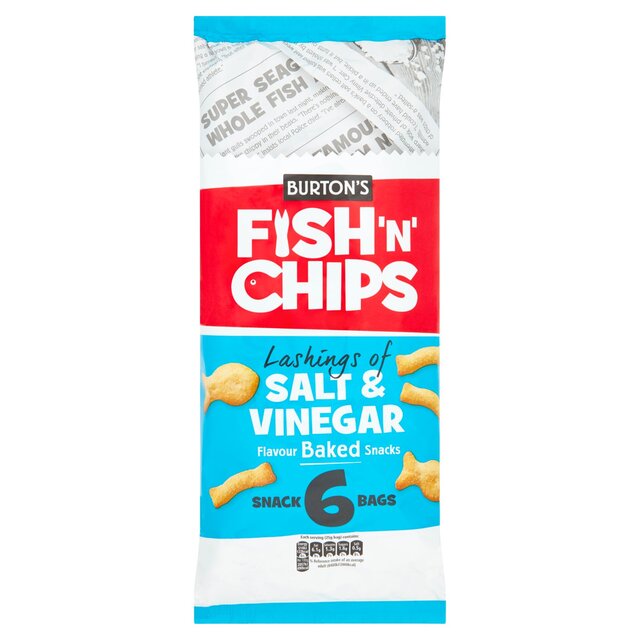 Burton's Fish & Chips Salt & Vinegar Multipack thumbnail 2