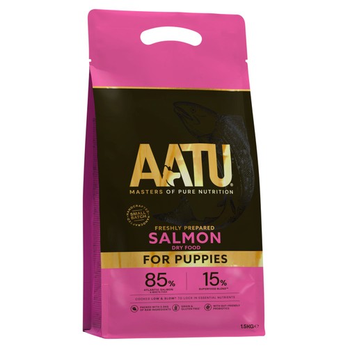 AATU 85/15 Complete Grain Free Puppy Salmon Dry Dog Food