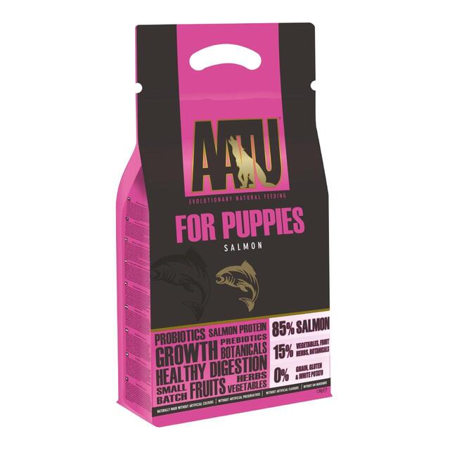 AATU 85/15 Complete Grain Free Puppy Salmon Dry Dog Food thumbnail 2