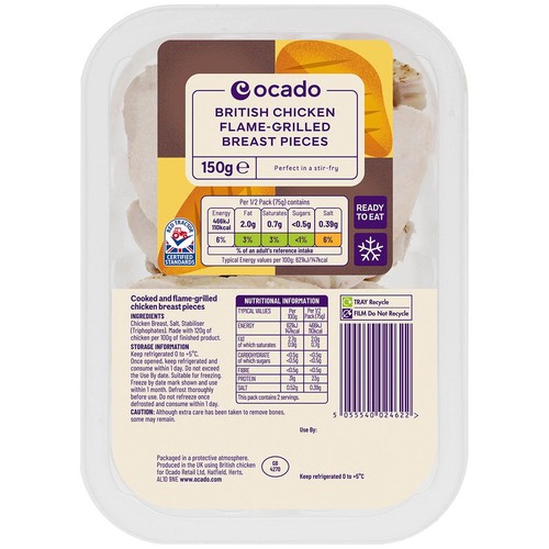 Ocado British Flame-grilled Chicken Breast Pieces thumbnail 2