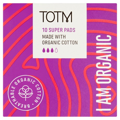 TOTM Organic Cotton Super Pads