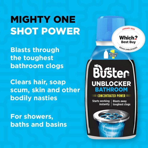 Buster Bathroom Drain Unblocker Mighty 1 Dose thumbnail 2