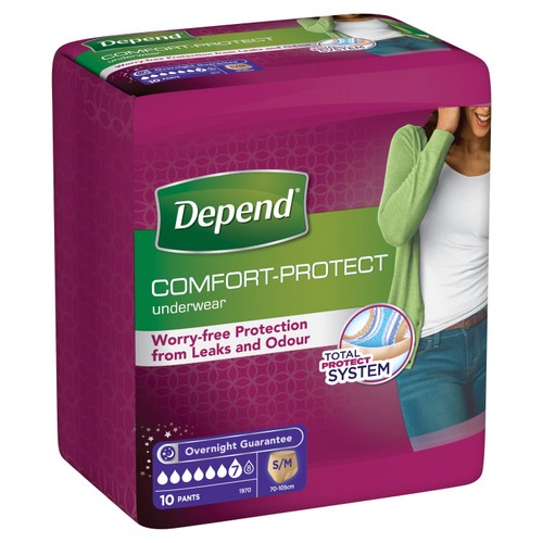 Depend Comfort Protect S/M Incontinence Pants Women thumbnail 2