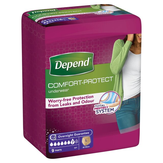 Depend Comfort Protect Large Incontinence Pants Women thumbnail 2