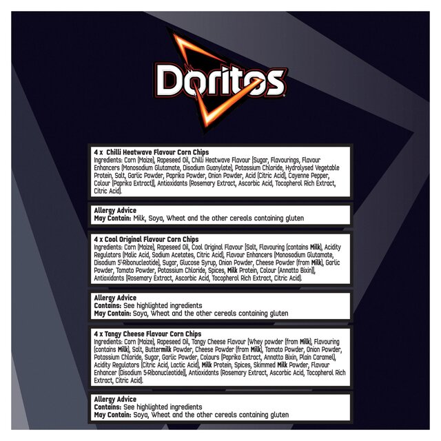 Doritos Variety Tortilla Chips Multipack Crisps thumbnail 4