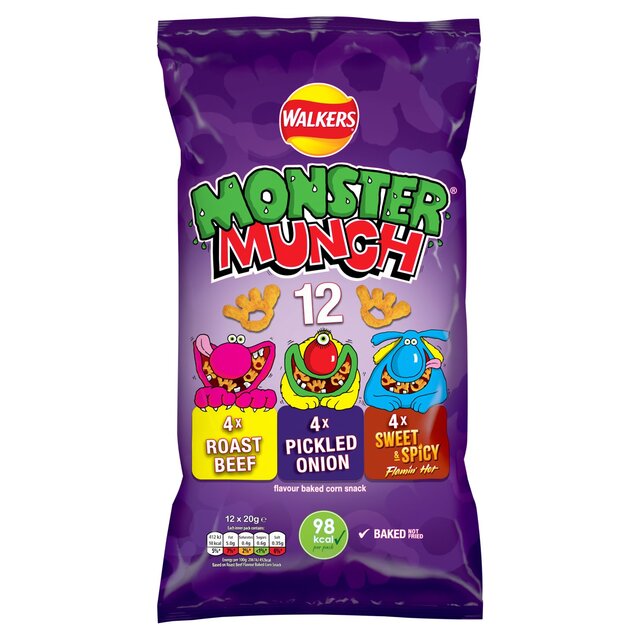 Walkers Monster Munch Variety Multipack Snacks thumbnail 2