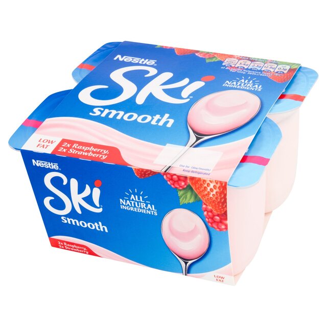 SKI Yoghurt Smooth Strawberry & Raspberry thumbnail 2