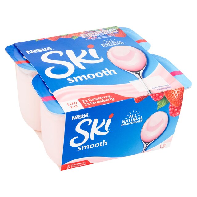 SKI Yoghurt Smooth Strawberry & Raspberry thumbnail 3