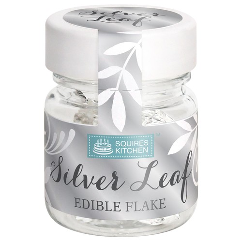 Squires Kitchen Pure Silver Leaf Flake