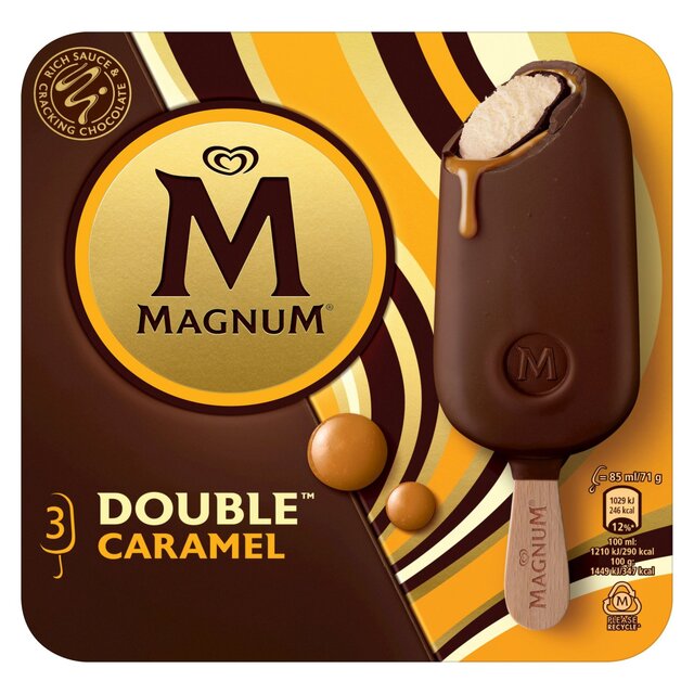 Magnum Double Caramel Ice Cream Sticks thumbnail 2