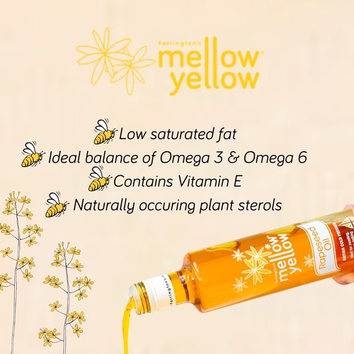 Farringtons Mellow Yellow Cold Pressed Rapeseed Oil thumbnail 4