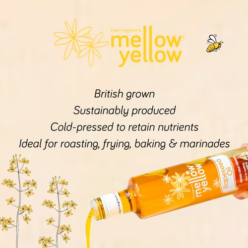 Farringtons Mellow Yellow Cold Pressed Rapeseed Oil thumbnail 5