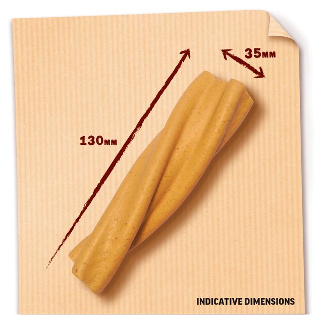BAKERS Meaty Twists Medium Beef Dog Chews thumbnail 6
