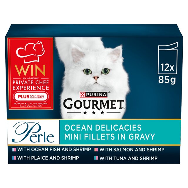 Gourmet Perle Ocean Delicacies in Gravy Wet Cat Food