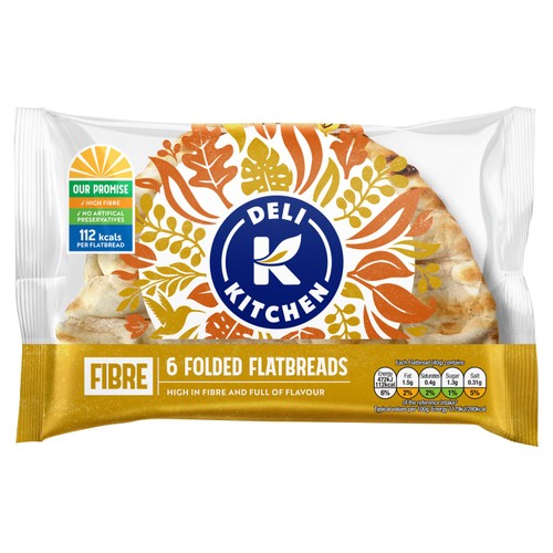 Deli Kitchen Plain Folded Flatbread Thins