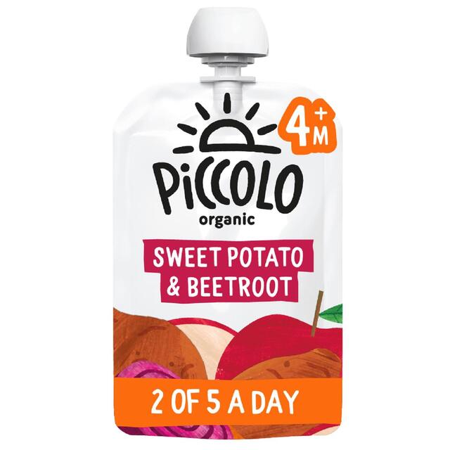 Piccolo Sweet Potato, Apple, Pear & Beetroot Organic Pouch, 4 mths+