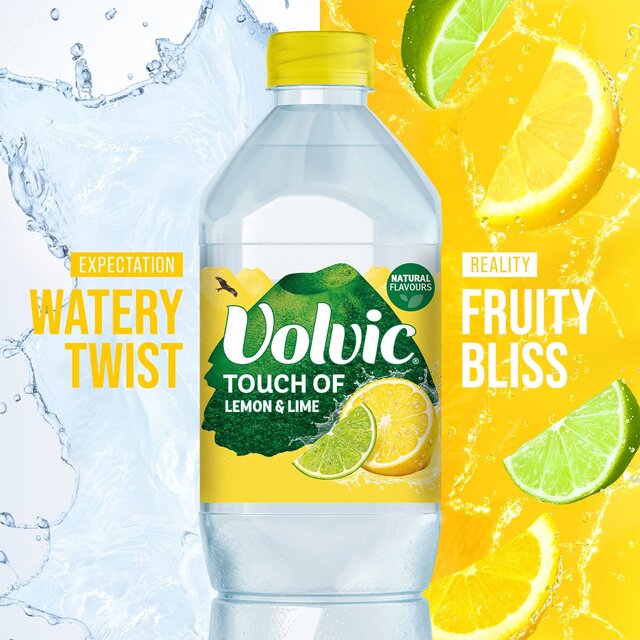 Volvic Touch of Fruit Lemon & Lime Still Flavoured Water thumbnail 2